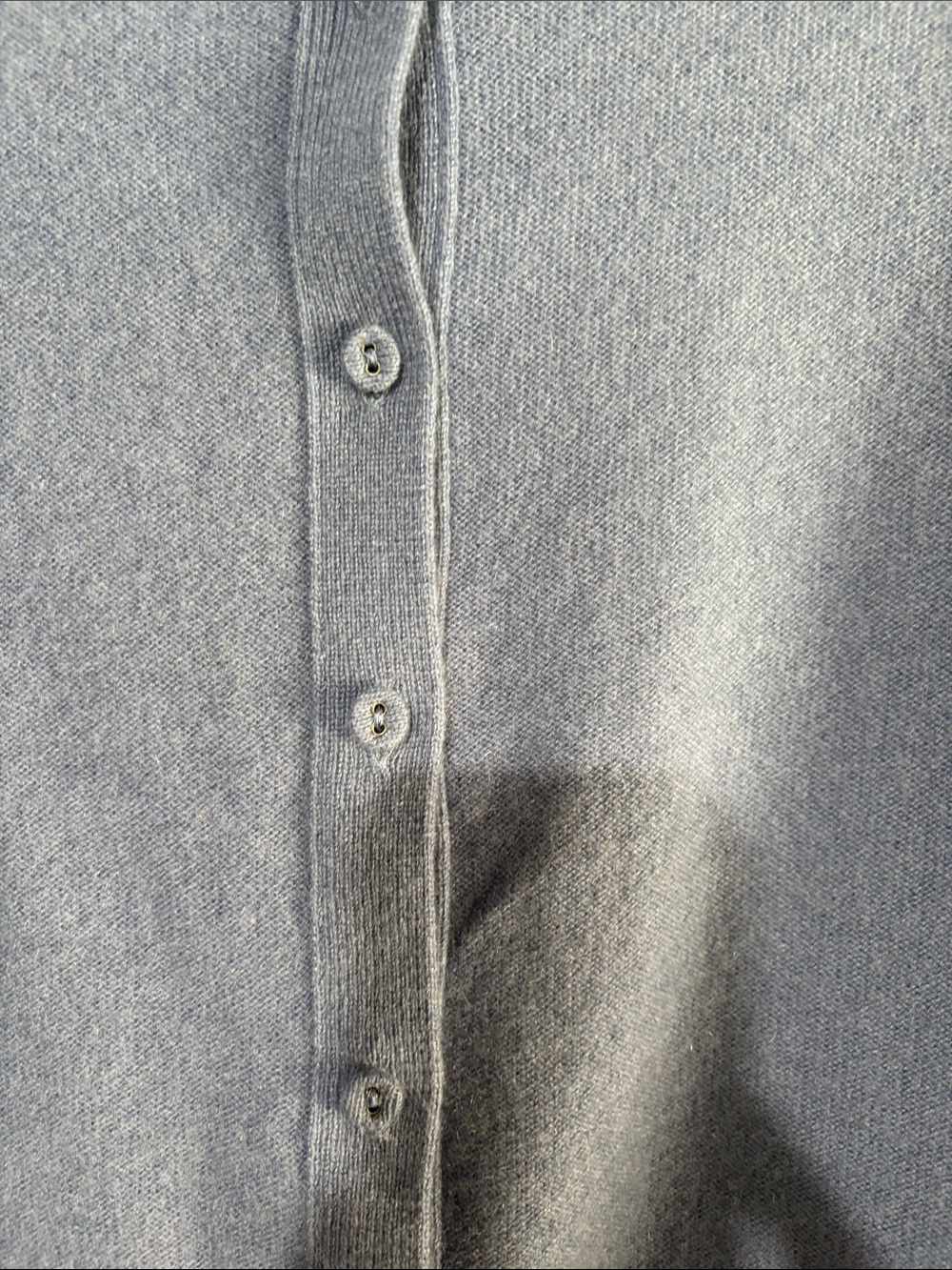 Pilcro Dusty Blue Button-Back Cardigan - Picture 3 of 8